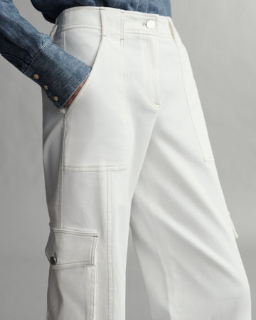 Coop Pant with Cargo Pockets in Cotton Twill