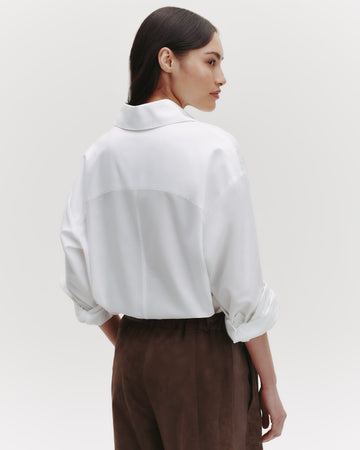 E.B. Top in Oxford Cotton Shirting