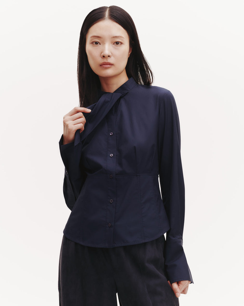 TWP Midnight Fifi&#39;s Shirt in Cotton Poplin view 1