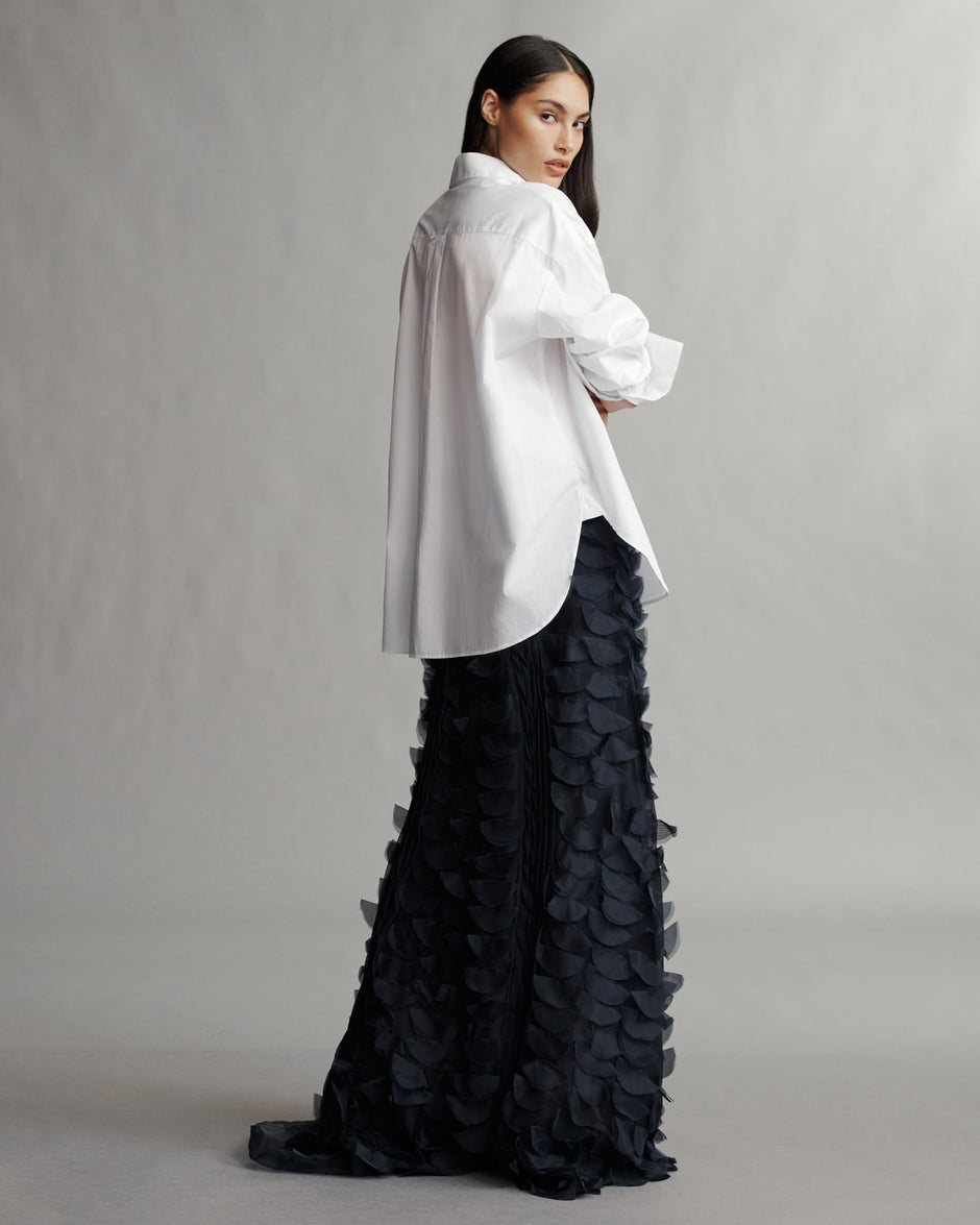 TWP Midnight Cry Me A River Skirt in Silk Organza view 6