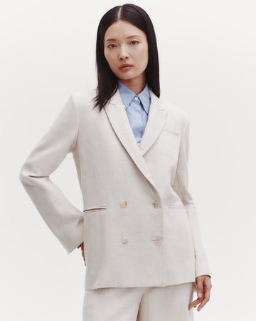 Tabitha Blazer in Cotton Linen Twill