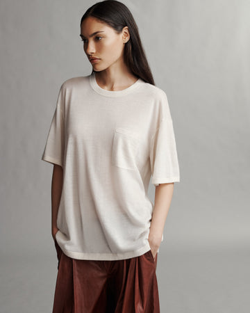 Big Boy Tee in Skye Cashmere