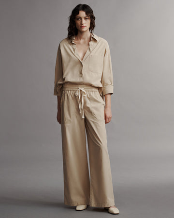 TWP Sandstone Main Street Pant in Vintage Washed Cotton Poplin view 6