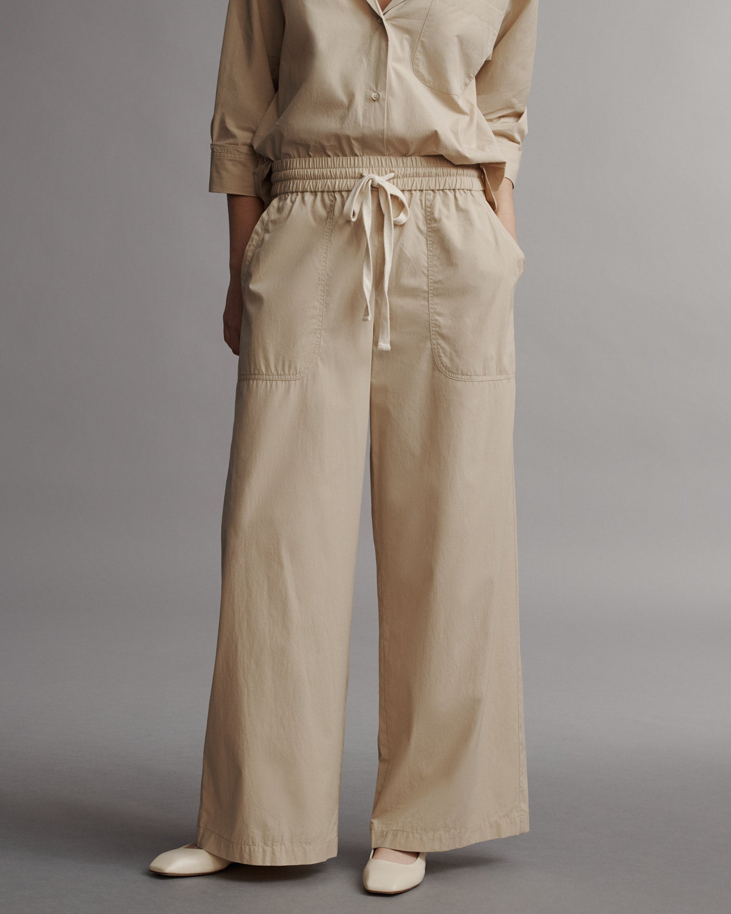 TWP Sandstone Main Street Pant in Vintage Washed Cotton Poplin view 2