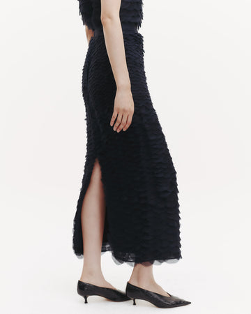 TWP Midnight Sylkie Skirt with Silk Organza Fishscales view 8