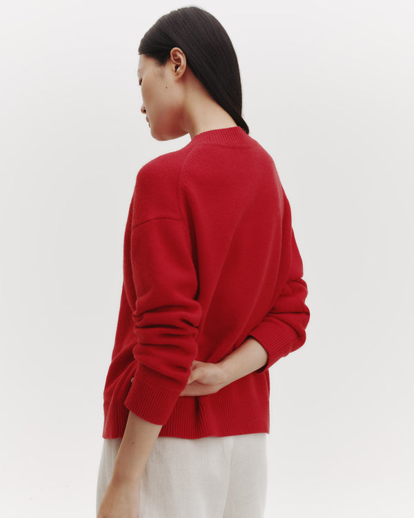 TWP Tomato Boy Crewneck in Cashmere view 4