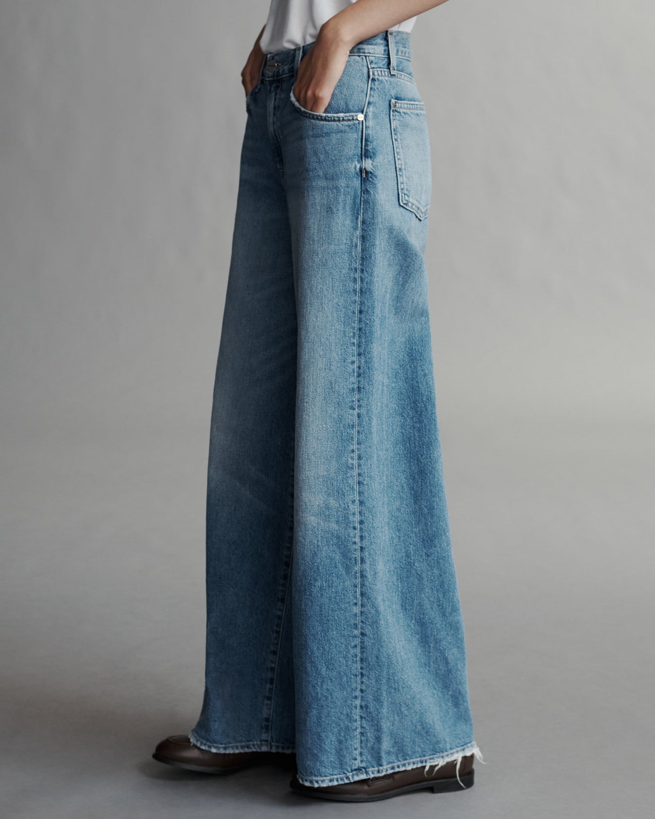 TWP Vintage wash Tiny Dancer Jean in Vintage Wash Denim view 3