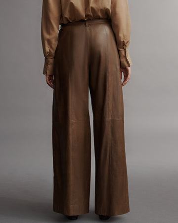 TWP Cigar Sullivan Pant in Paper Leather view 6