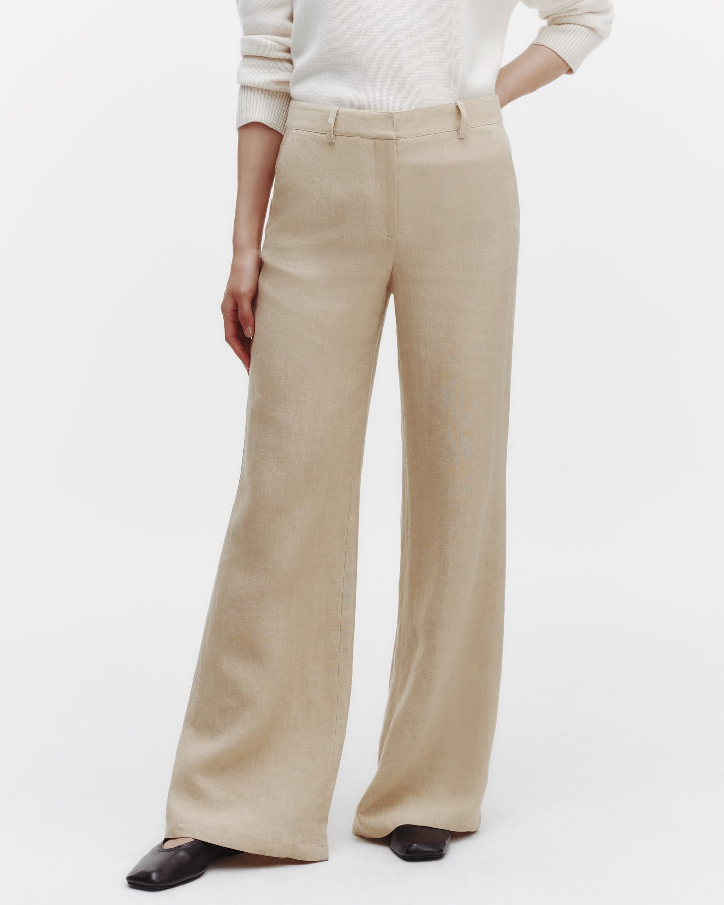 TWP Safari Howard Pant in Washed Linen view 2