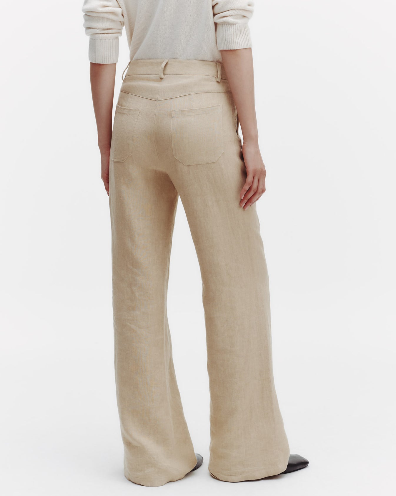 TWP Safari Howard Pant in Washed Linen view 4