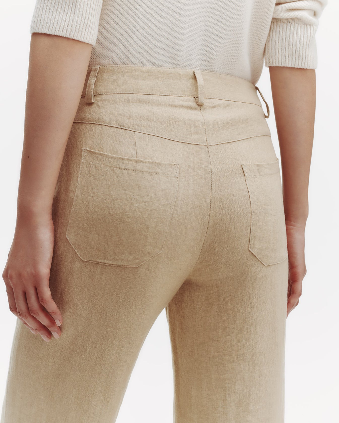 TWP Safari Howard Pant in Washed Linen view 5