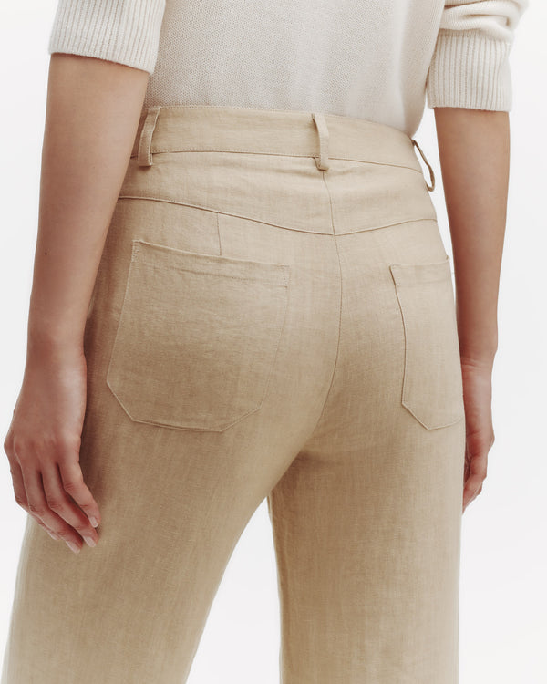 TWP Safari Howard Pant in Washed Linen view 5