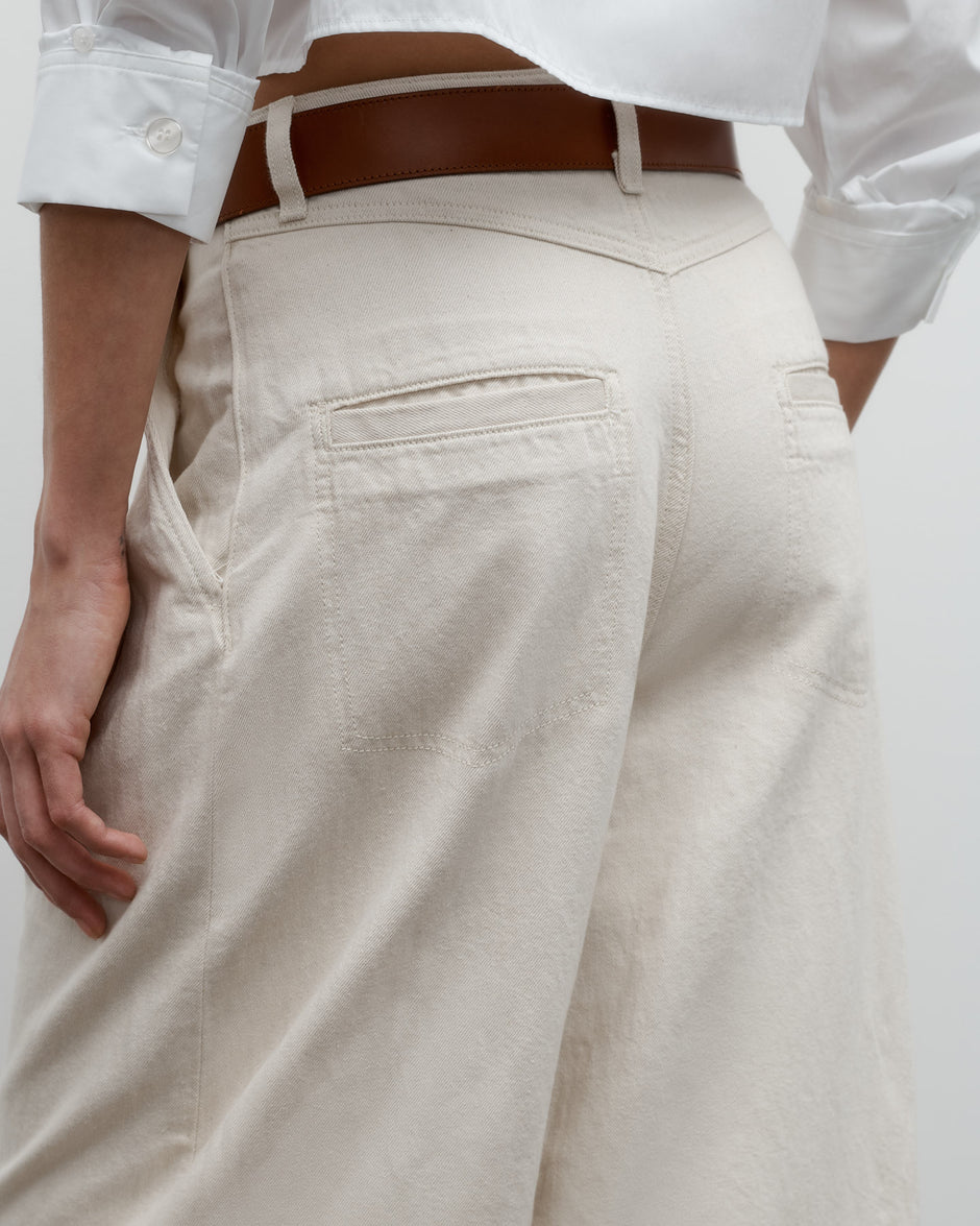 TWP White Greene St. Pant in Japanese Denim view 12