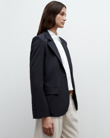 TWP Midnight Supper Jacket in Ultrafine Stretch Suiting view 3