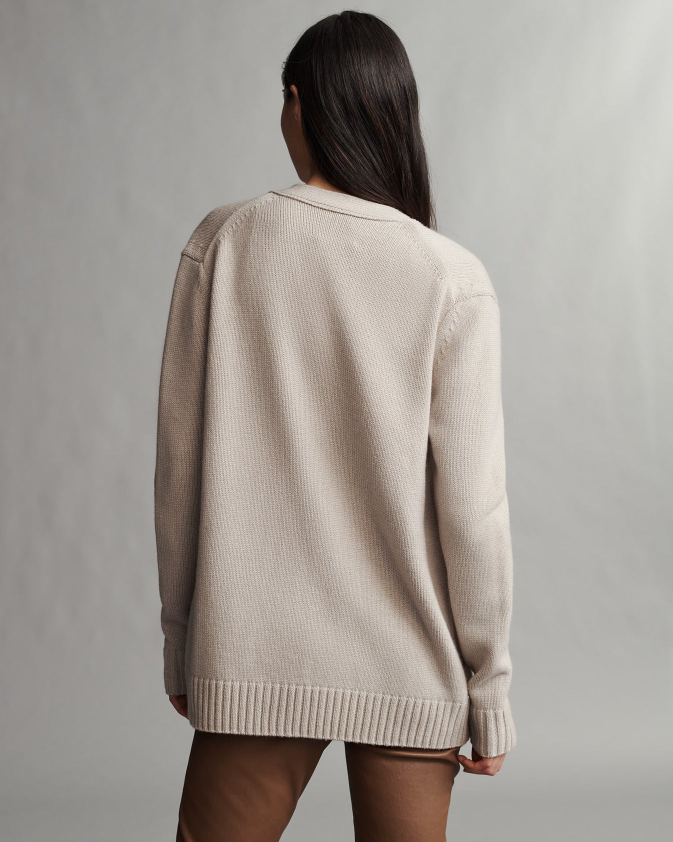 TWP Sandstone Phoebe Cardi in Cashmere view 3