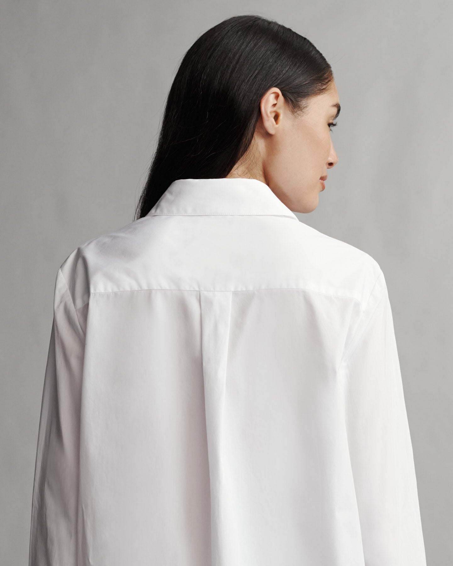 TWP White Boyfriend Shirt in Superfine Cotton view 5