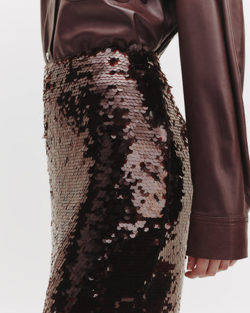 Sylkie Skirt with Paillettes