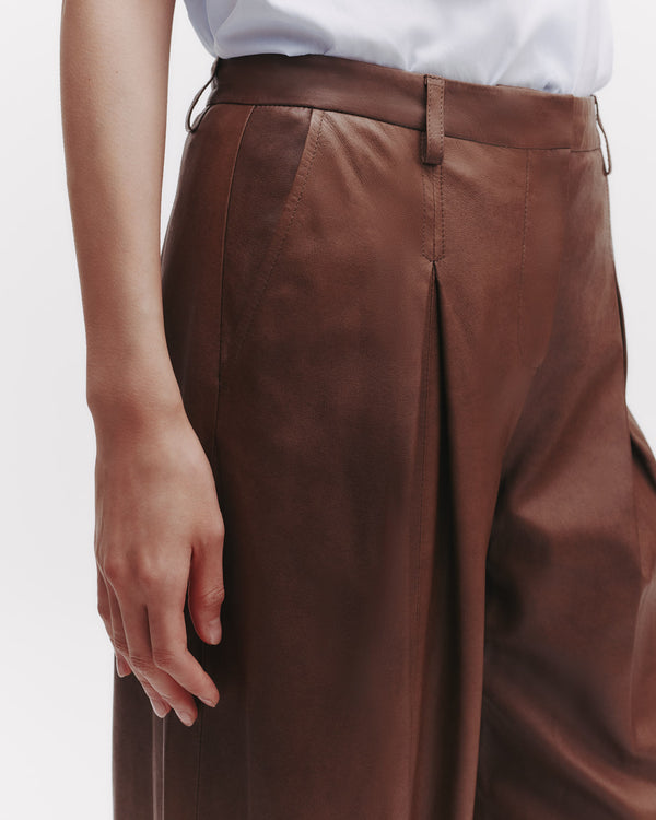 TWP Cigar Sullivan Pant in Paper Leather view 2