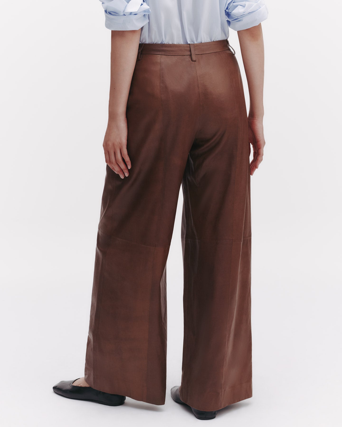 TWP Cigar Sullivan Pant in Paper Leather view 4