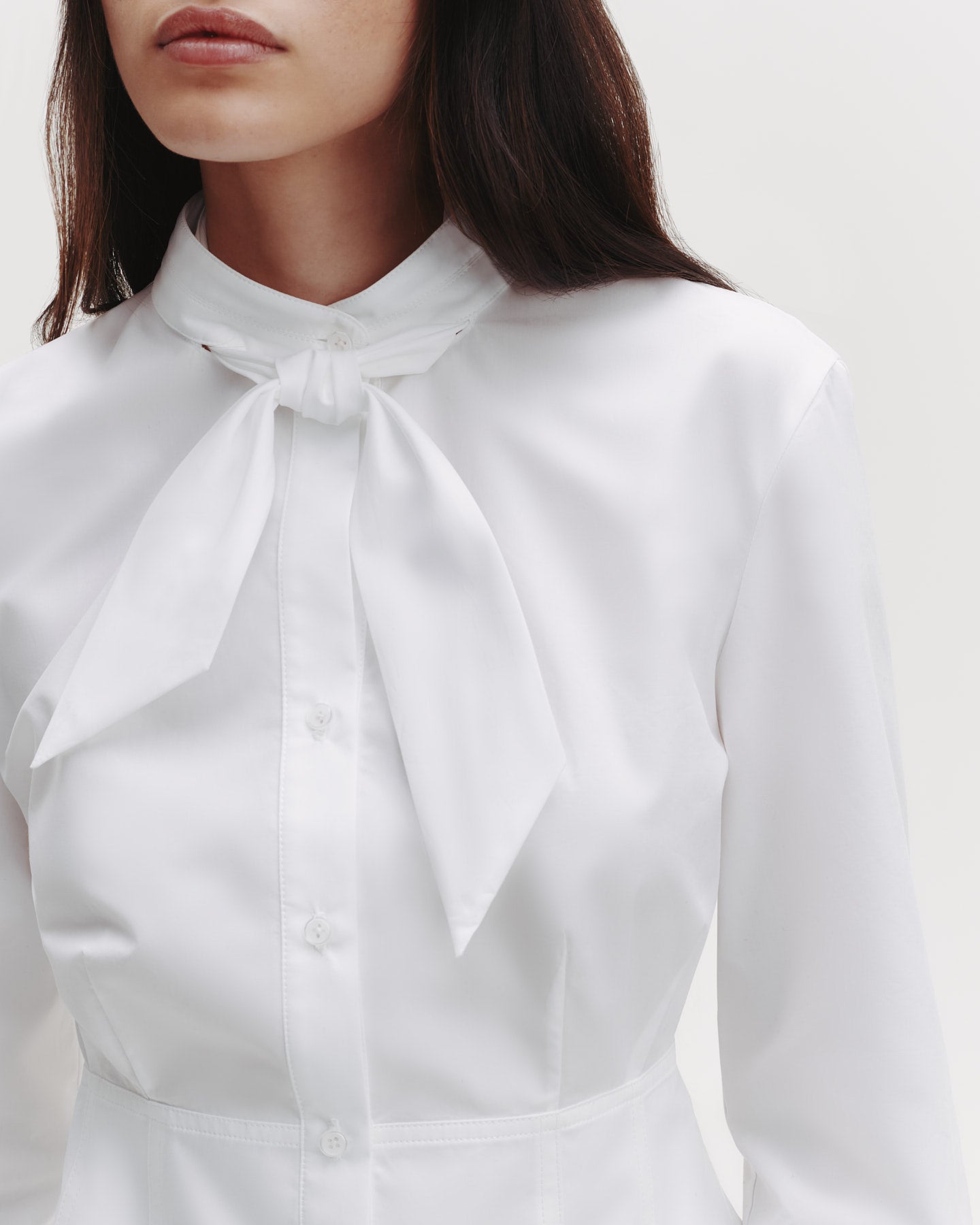 TWP White Fifi's Shirt in Cotton Poplin view 2