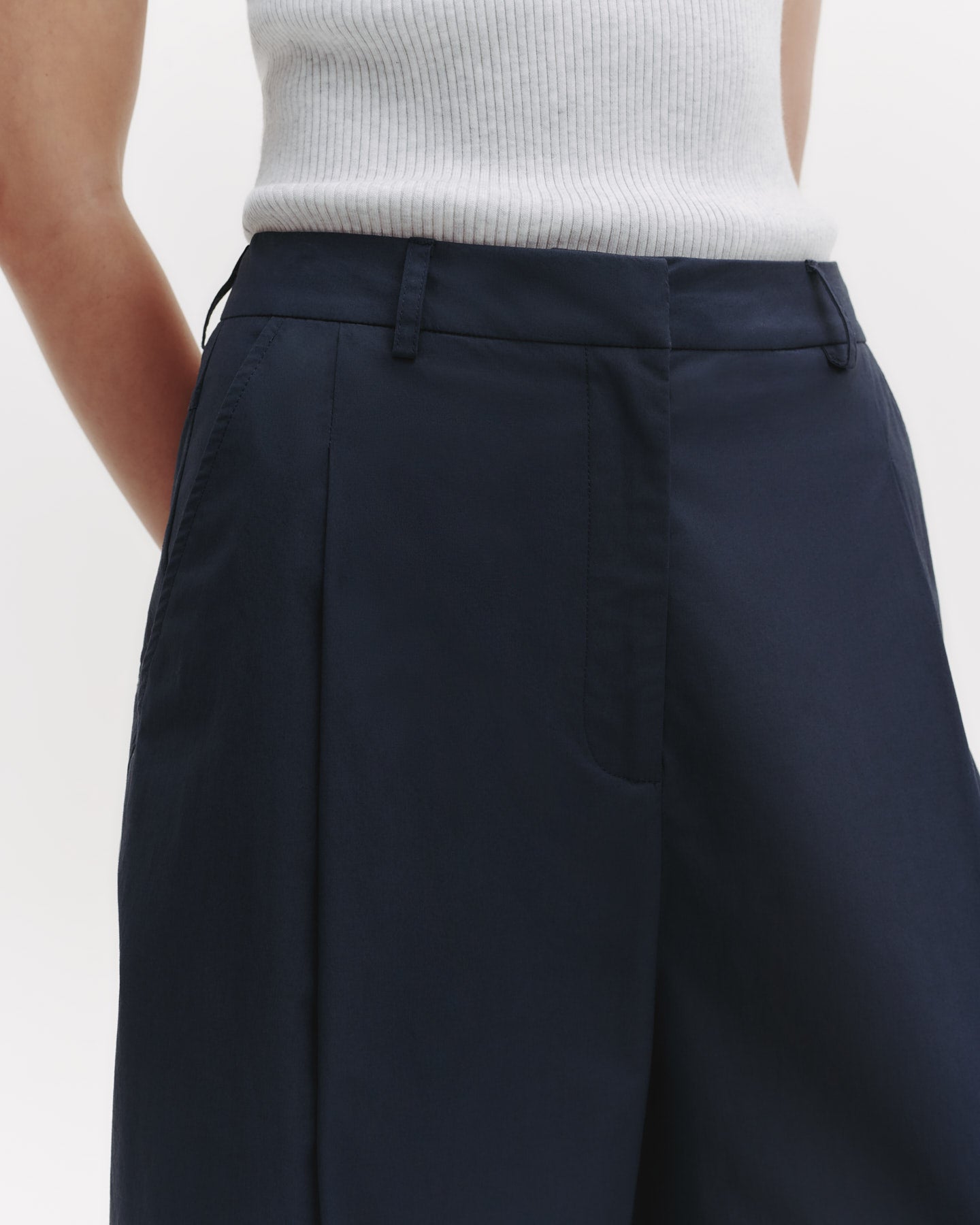 TWP Midnight Houston St. Pant in Dense Cotton Poplin view 3