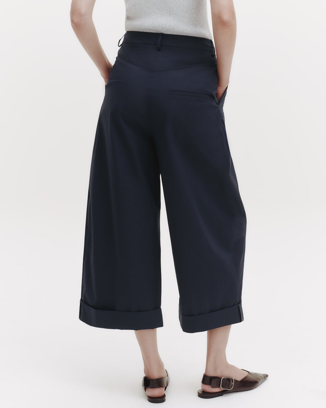 TWP Midnight Houston St. Pant in Dense Cotton Poplin view 4