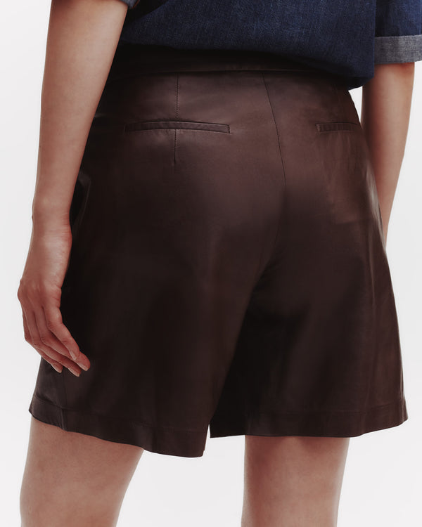 TWP Fudge Sully Short in Paper Leather view 4