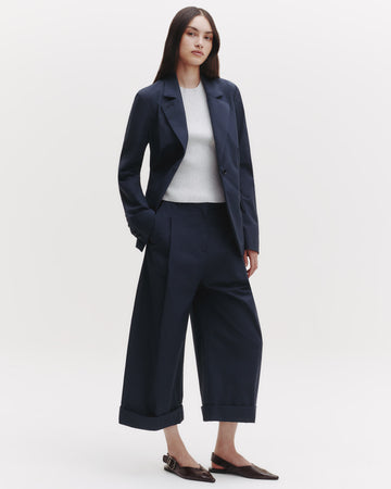 TWP Midnight Supper Jacket in Dense Cotton Poplin view 4