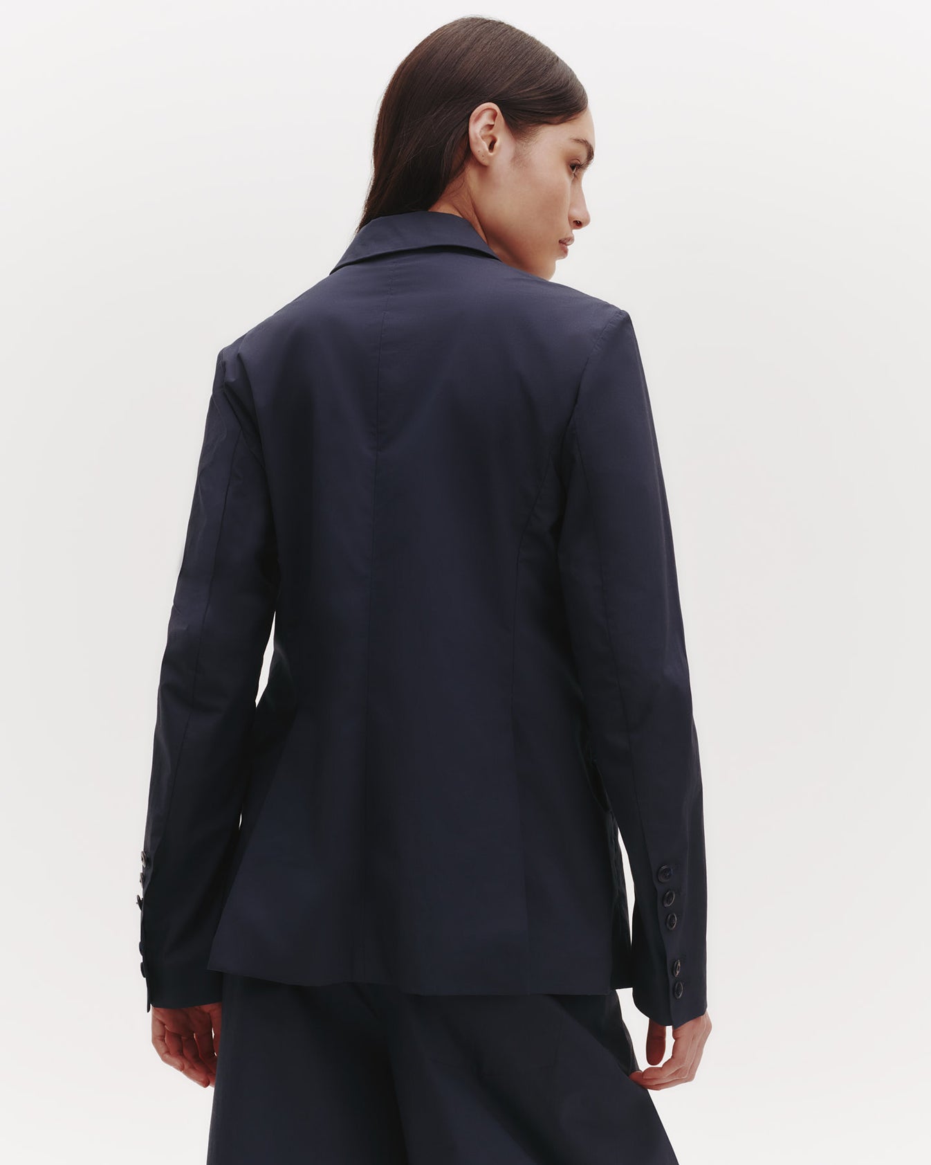 TWP Midnight Supper Jacket in Dense Cotton Poplin view 4