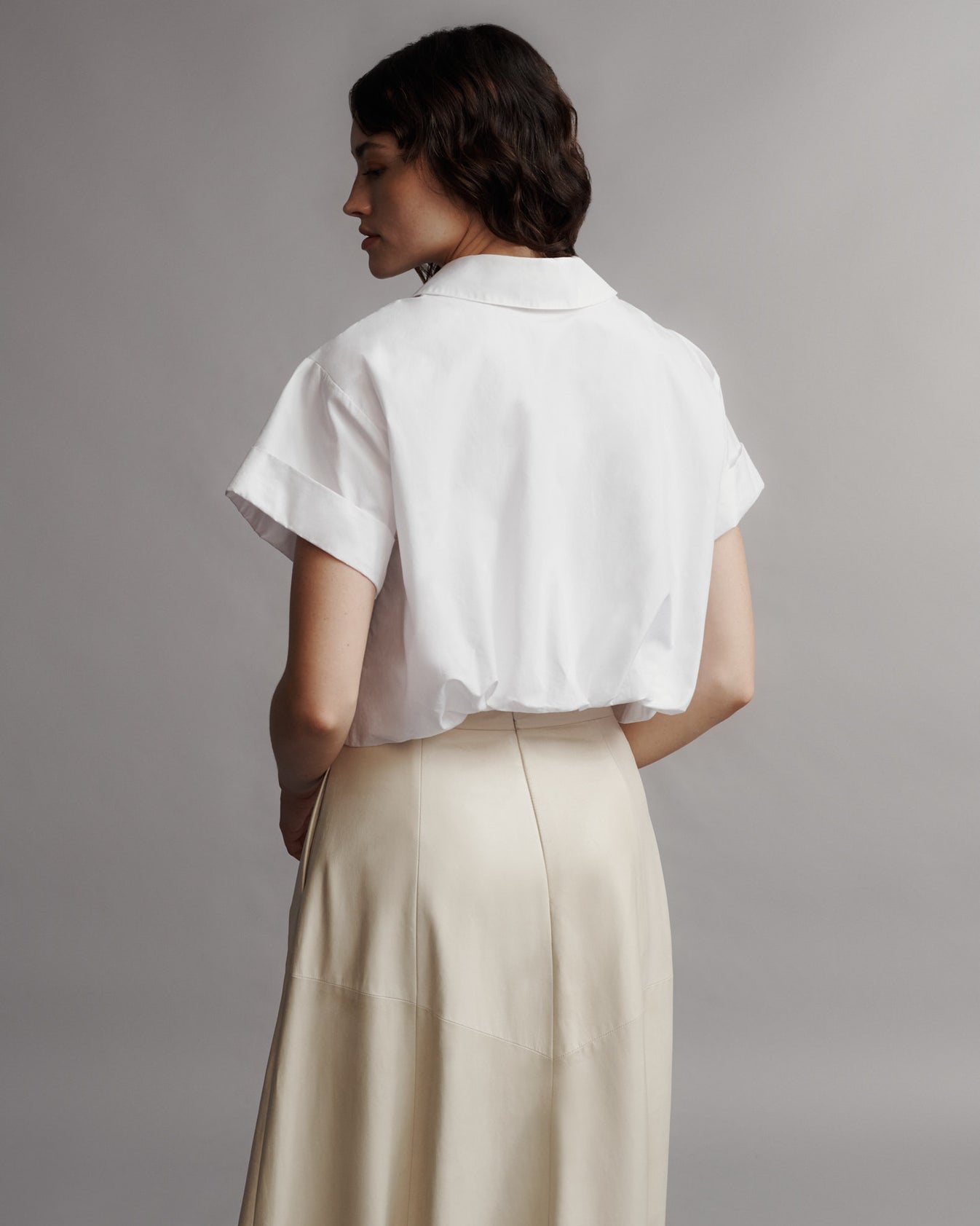 TWP White Forever and Always Shirt in Cotton Shirting view 1