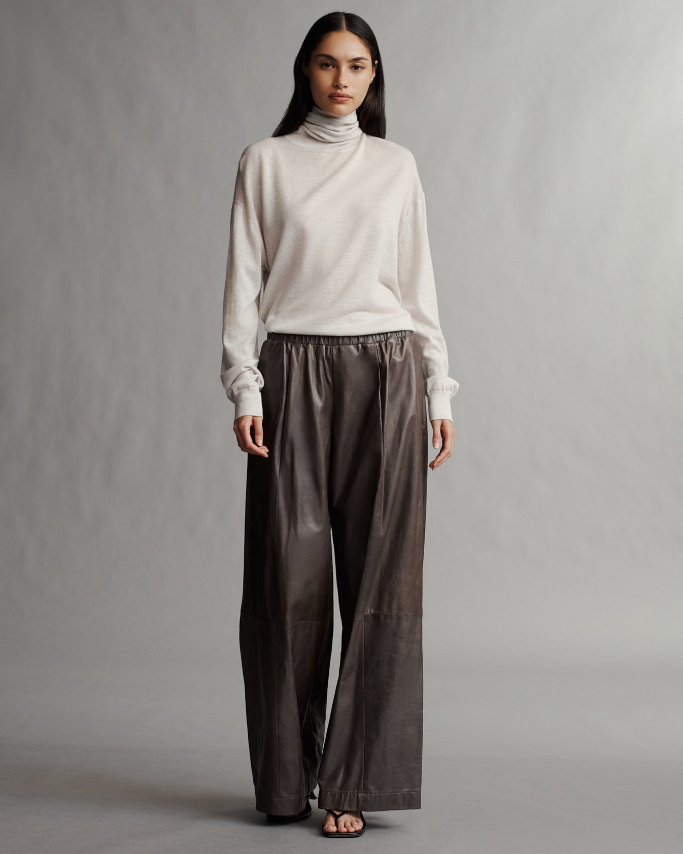 TWP Fudge Eva Pant in Paper Leather view 5