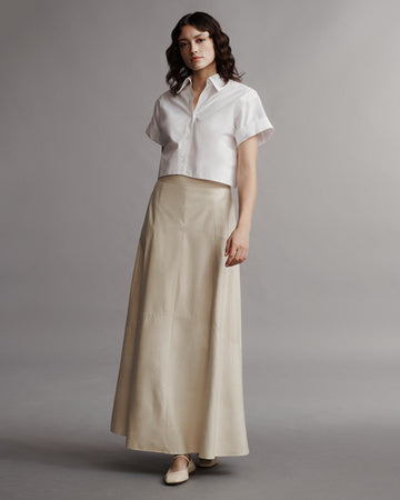 Kennedy Skirt in Paper Leather