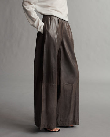 TWP Fudge Eva Pant in Paper Leather view 4