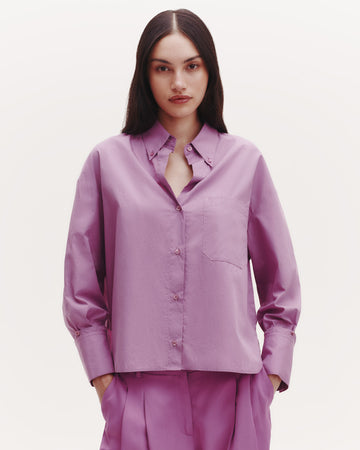 TWP Lilac J.D. Shirt in Superfine Cotton view 2