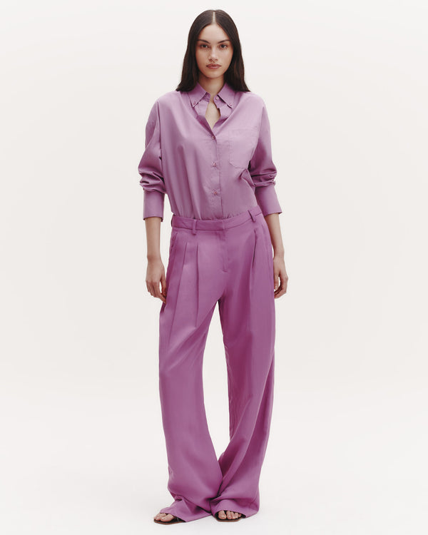 TWP Lilac J.D. Shirt in Superfine Cotton view 6