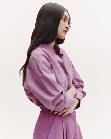 TWP Lilac J.D. Shirt in Superfine Cotton view 3