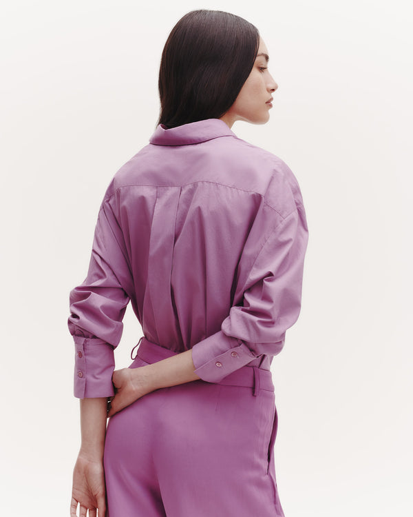 TWP Lilac J.D. Shirt in Superfine Cotton view 4