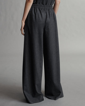 TWP Charcoal Eva Pant in Wool Flannel view 4