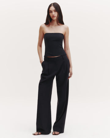 TWP Midnight Sulli Pant in Ultrafine Stretch Suiting view 2