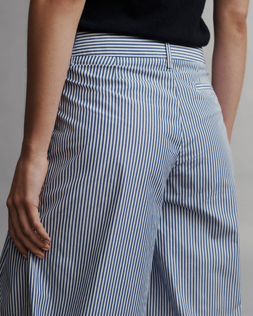 TWP White / indigo Didi Pant in Awning Lady Stripe view 6