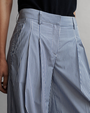 TWP White / indigo Didi Pant in Awning Lady Stripe view 3