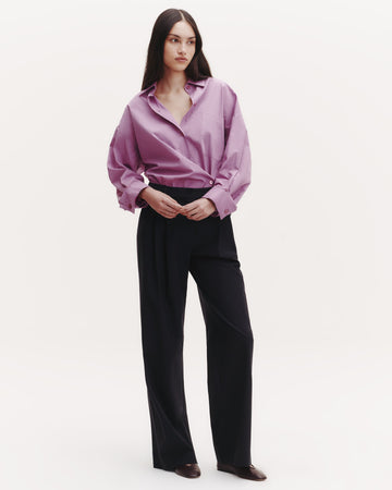 TWP Lilac Earl Shirt in Superfine Cotton view 12