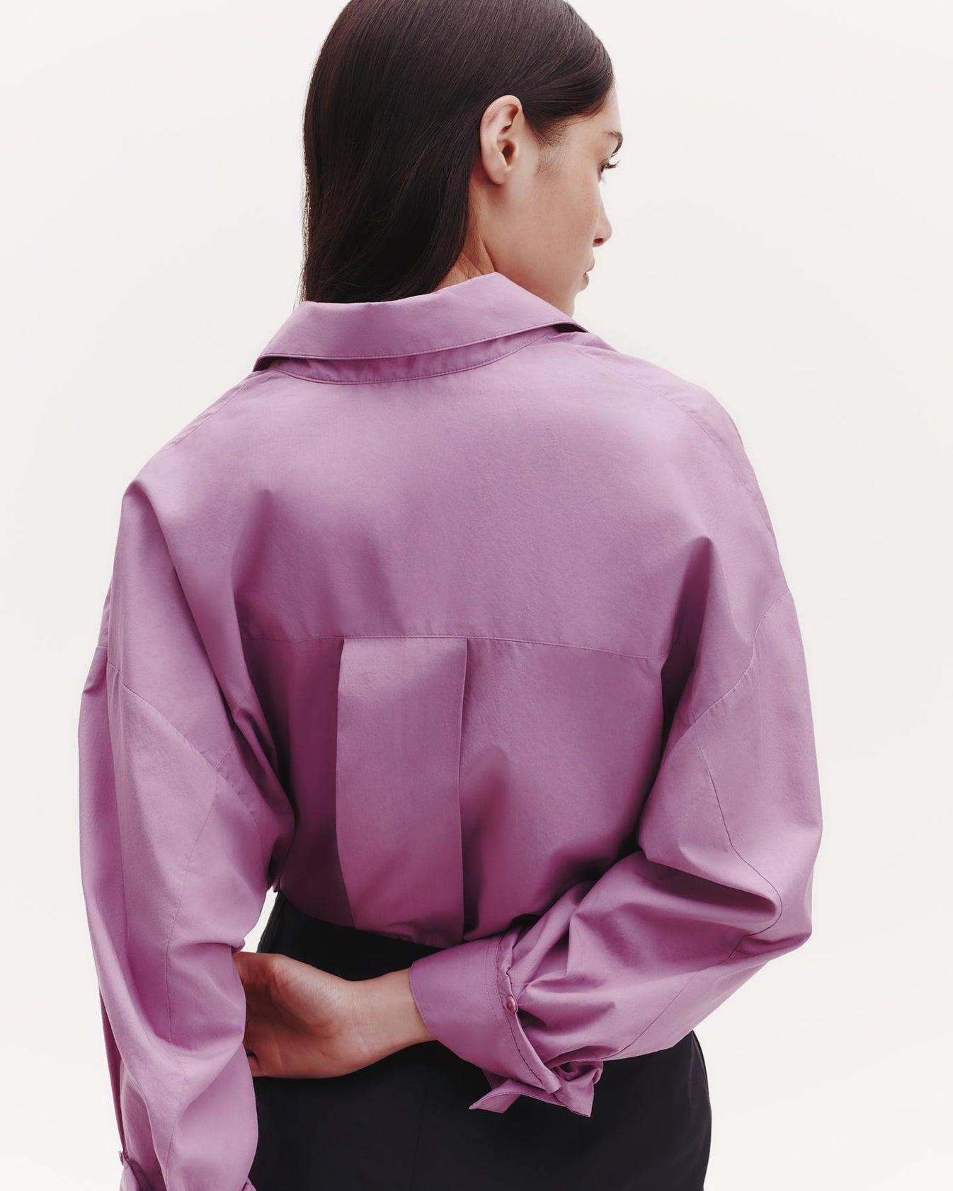 TWP Lilac Earl Shirt in Superfine Cotton view 4