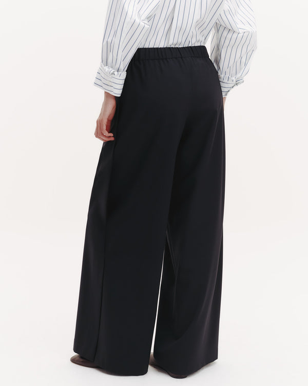 TWP Midnight Eva Pant with Tux Pleat in Ultrafine Stretch Suiting view 5