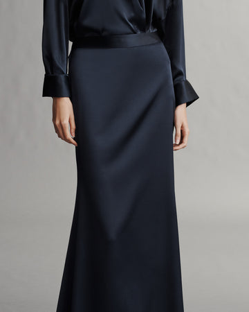 TWP Midnight At Last Skirt in Silk Charmeuse view 5