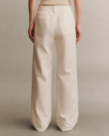 TWP Bone Puddle TWP Pant in Cotton Linen view 7