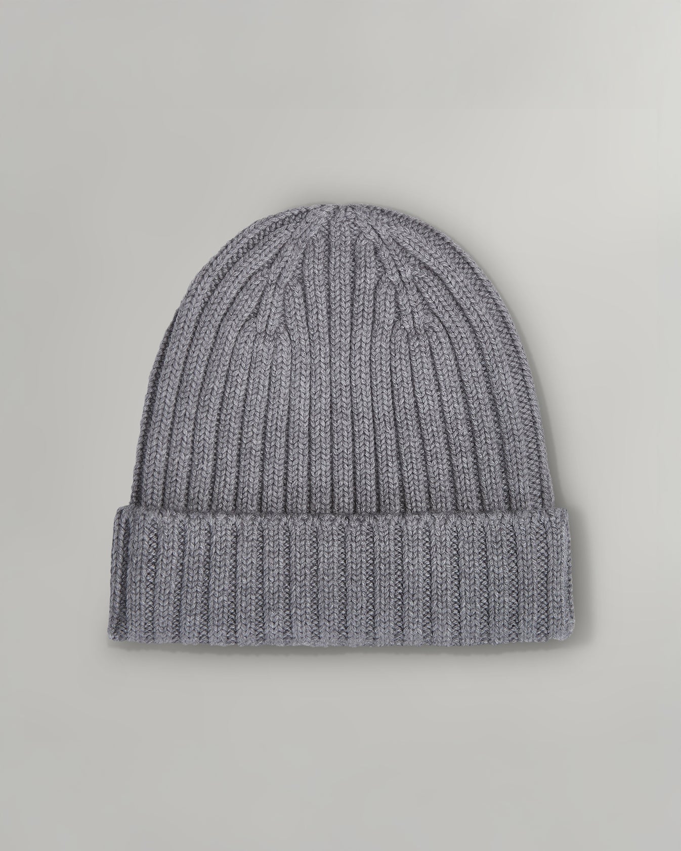 TWP Heather grey Merino Wool Beanie view 1