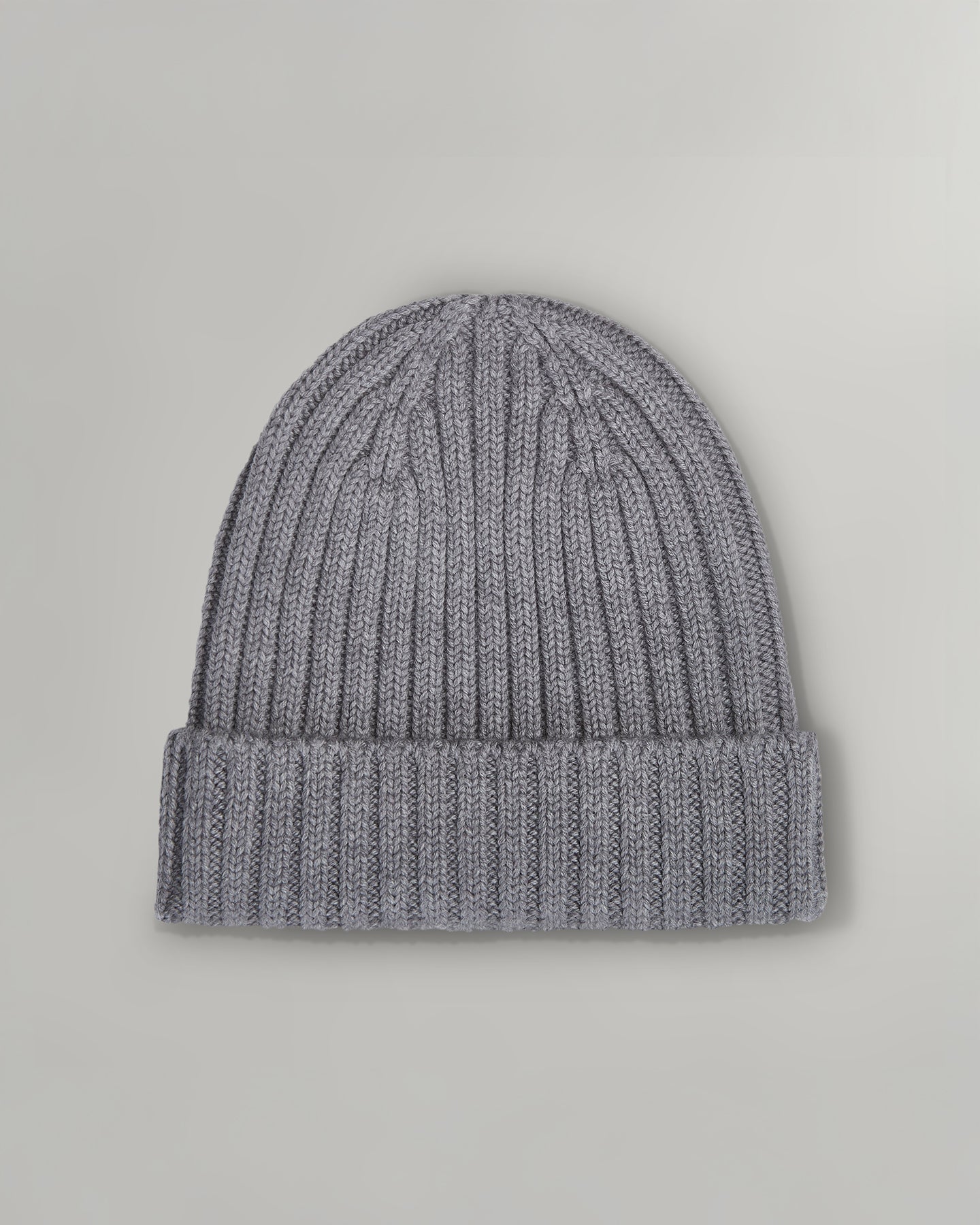 TWP Heather grey Merino Wool Beanie view 1