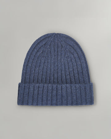 TWP Indigo Cashmere Beanie view 2