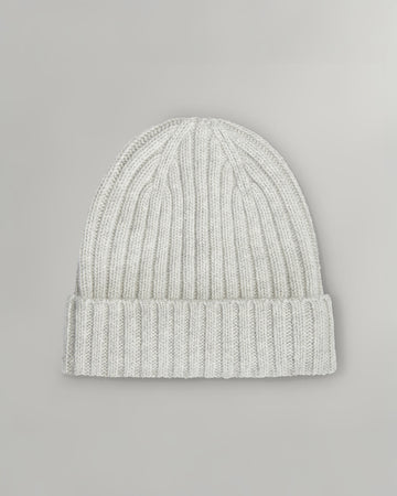 TWP Light heather grey Cashmere Beanie view 2